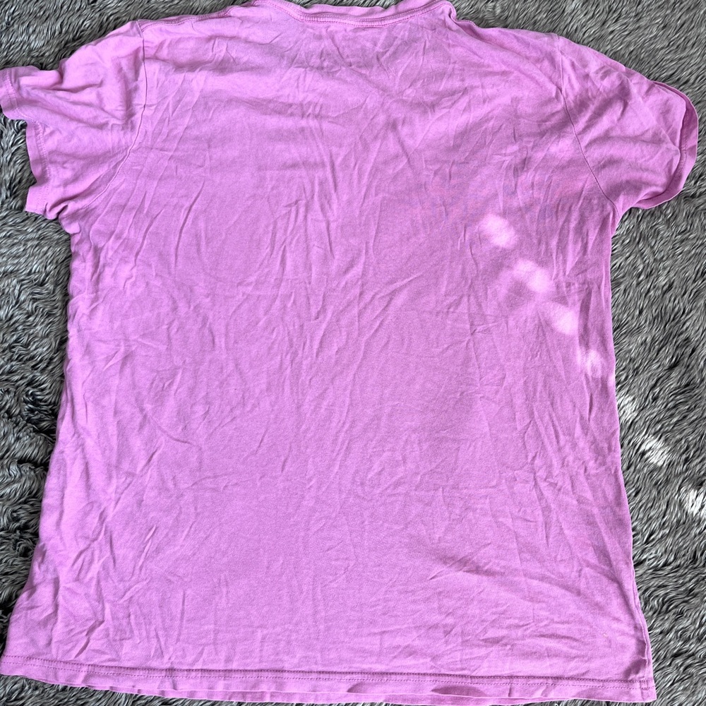 American Eagle Outfitters Pink Logo Tee Men’s Size Medium - Picture 2 of 3